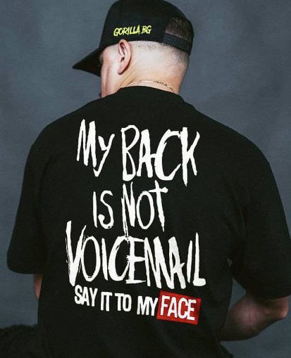 My Back Is Not Voicemail