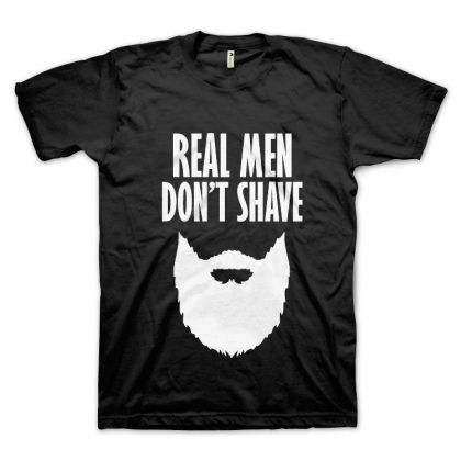 Real Men Don't Shave (размер 2XL, мъжка)