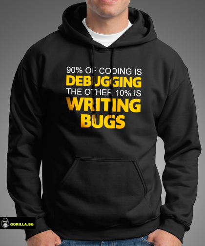 90% of coding is debugging