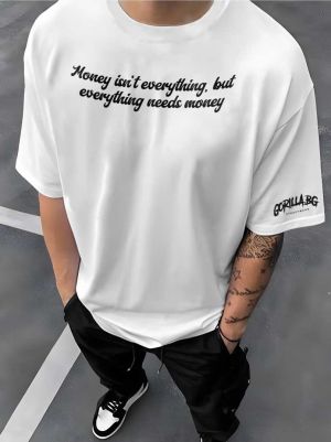 Oversize тениска Money Isn't Everything