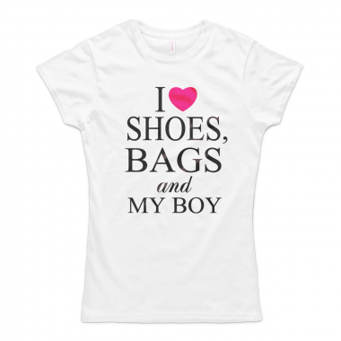 I Love Shoes Bags And My Boy