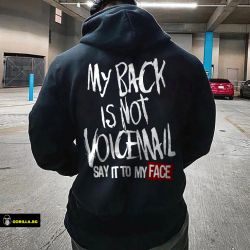 My Back Is Not Voicemail